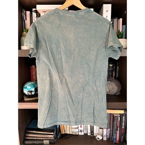 🐿️ NWOT Outkast Mineral Wash Green Short Sleeve Graphic Tee Unisex Small - Picture 2 of 4